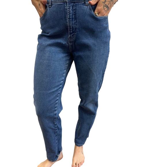 Vintage 90s Cherokee High Waist Mom Jeans – Size 8 Classic Blue Denim - Picture 4 of 5